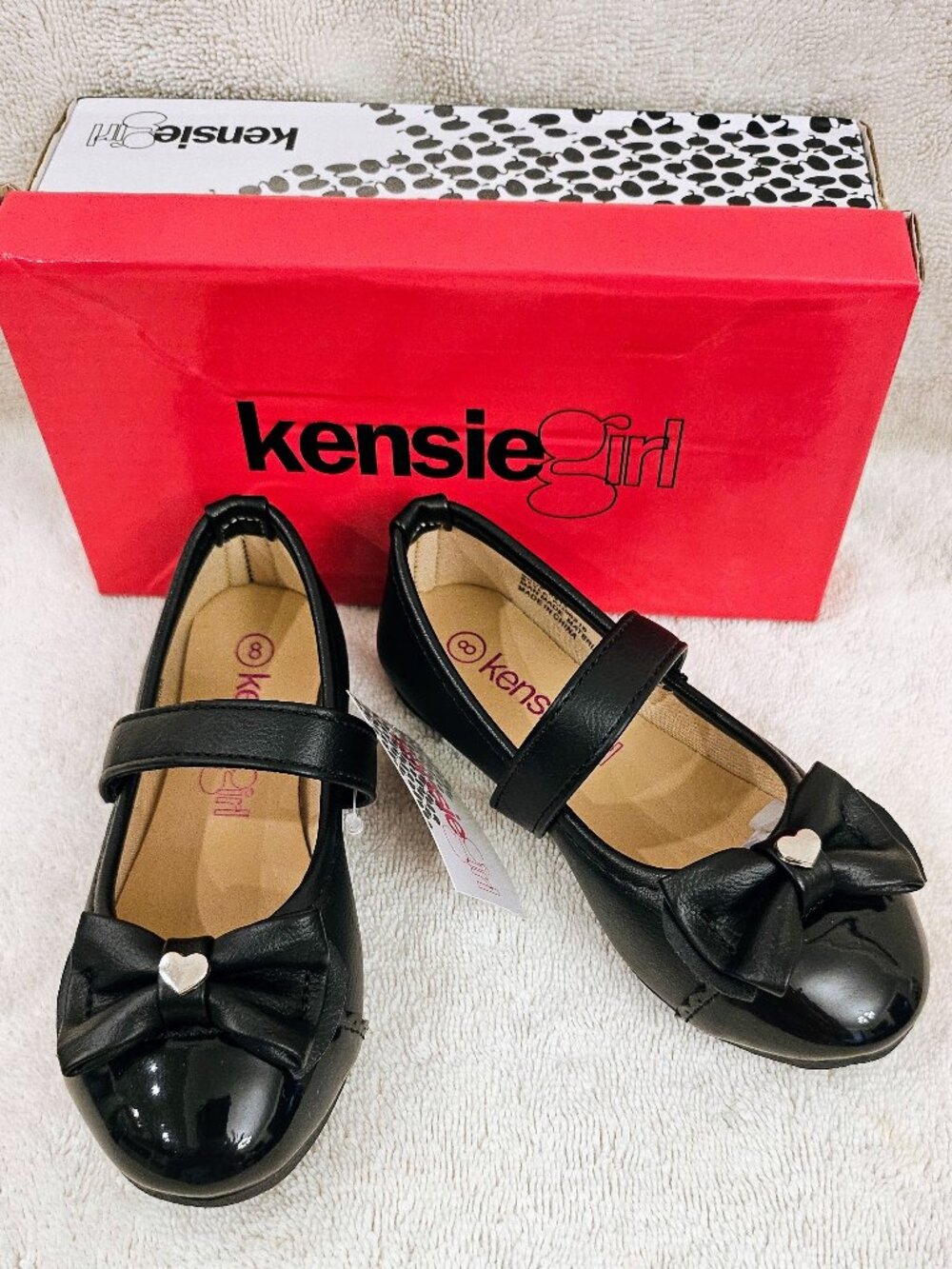 Kensie Girl Black Patent Dress Shoes